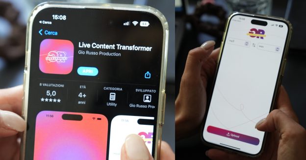 Live Content Trasformer, la nostra prima app