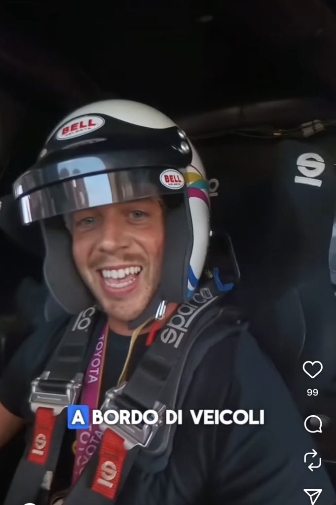 backstage di un live coverage con Toyota a Parigi
