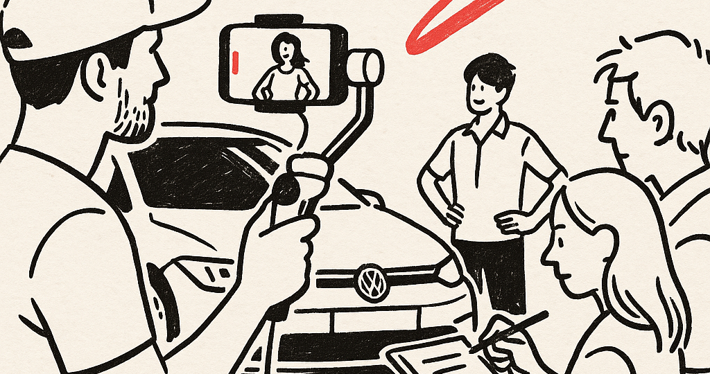 🎬 Snack Production per Volkswagen: video brevi professionali