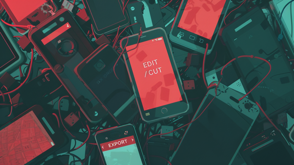 editing video da smartphone – app CapCut VN per Live Content Creator 2025