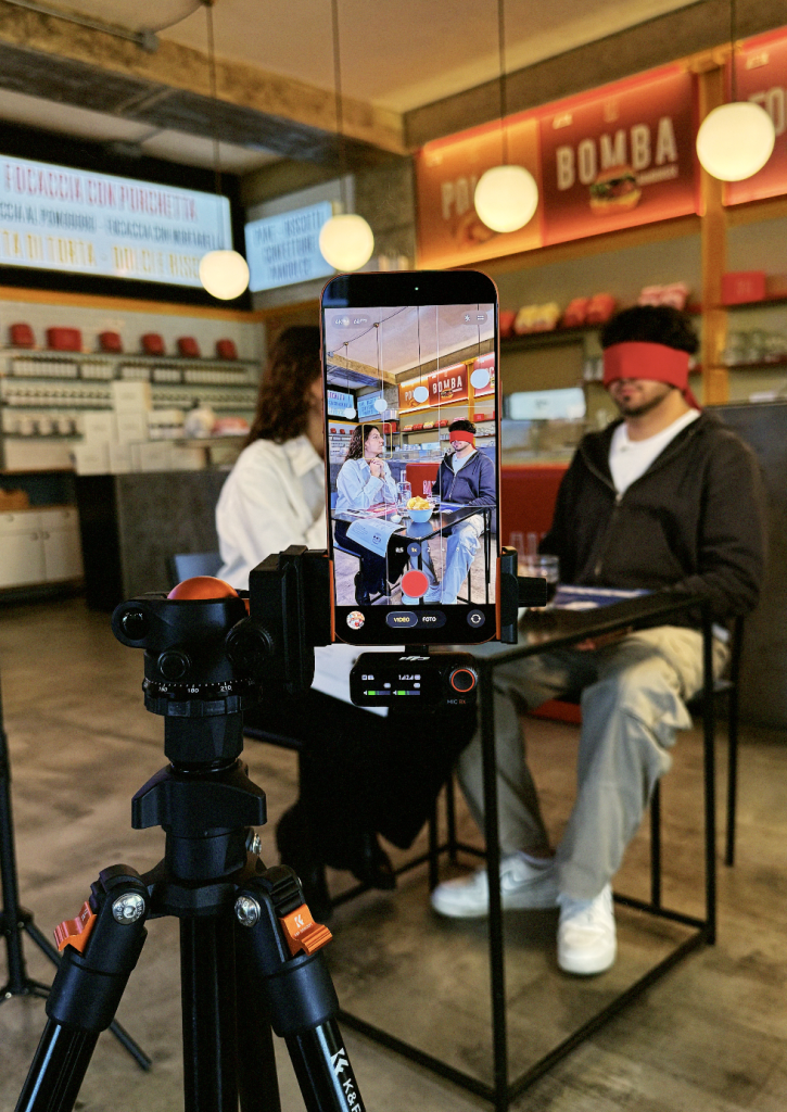 backstage snack production in Abruzzo